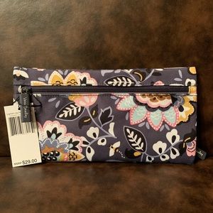Vera Bradley NWT Lighten Up Pencil Pouch.